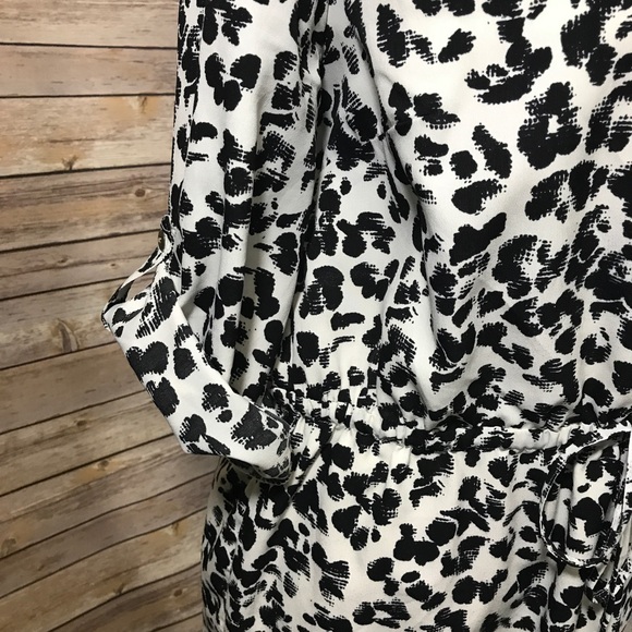 Black & White Animal Print Dress - Picture 6 of 9